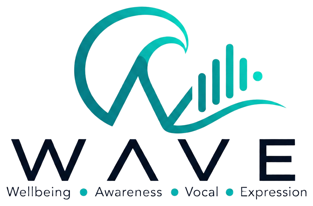 WAVE Vocal Coach — Wellbeing · Awareness · Vocal · Expression